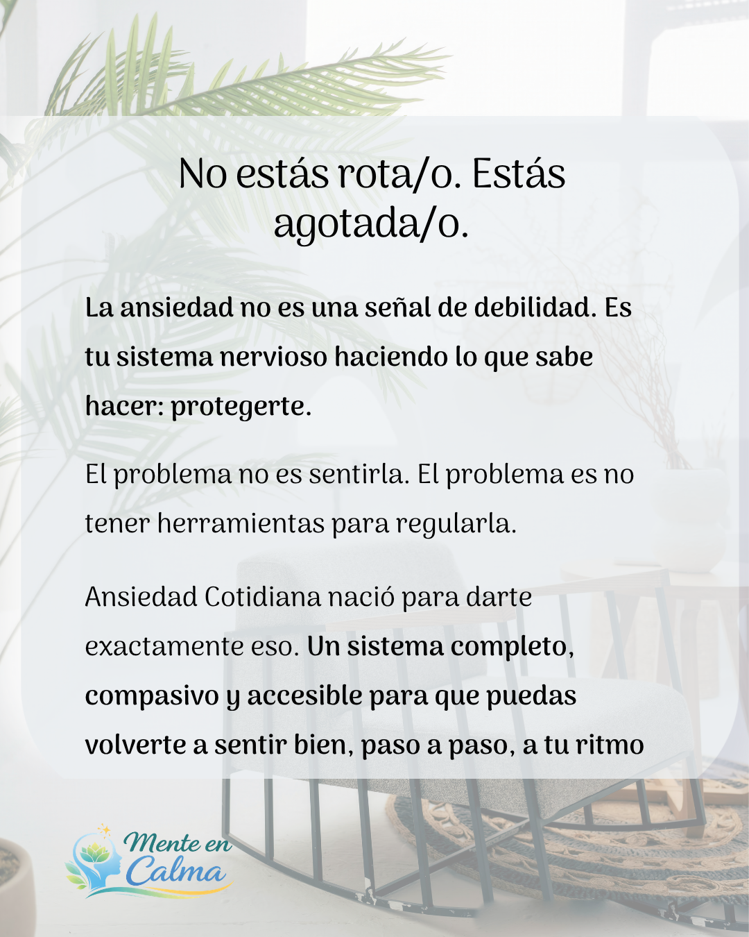 Ansiedad Cotidiana - El Sistema Completo para Regularla