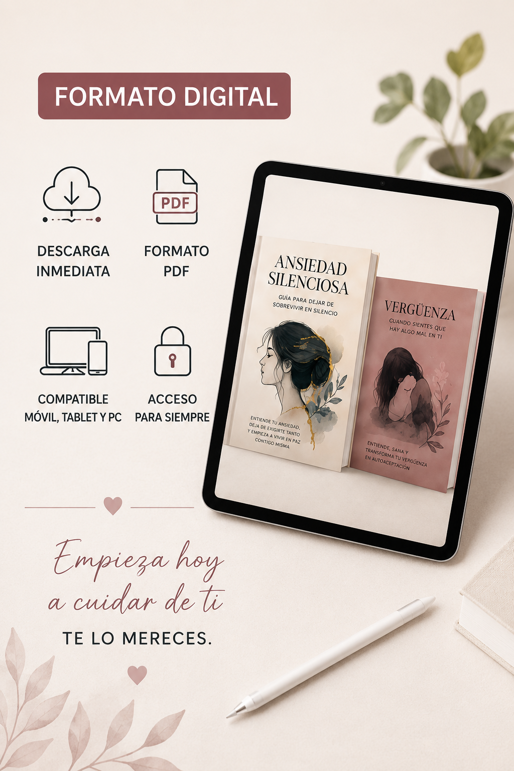 Pack Sana Tu Mundo Interior | Ansiedad Silenciosa + Regalo Especial